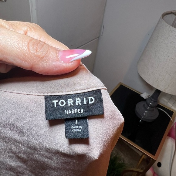 Women's Cream Blouse - Picture 7 of 7